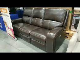 costco leather sofa w 2 power