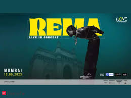rema india tour calm down singer