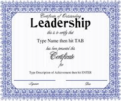Leadership Certificate Template 11 Word Pdf Psd Format