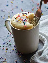 eggless vanilla mug cake microwave