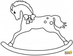After checkout youll be given a direct link to download immediately. Rocking Horse Coloring Pages
