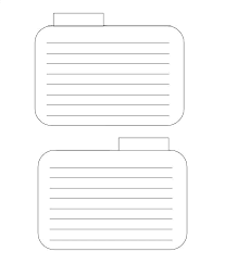 Printable Index Cards 3 X 5 Card Template Best Of 9 Index Card