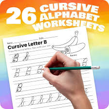 26 cursive alphabet writing worksheets