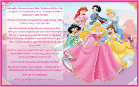 Disney Princess Birthday Party Ideas Invtations Favors