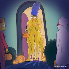Simpsons sex cartoon hentai, busty milf with big wet pussy spreads legs  ready to fuck with teen giant cock