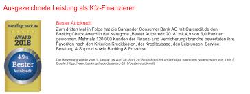 Santander consumer bank ag, velbert: Santander Kredit Erhohen 2021 Uber Aufstockung Informieren