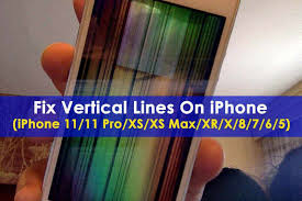 fix vertical lines on iphone ios