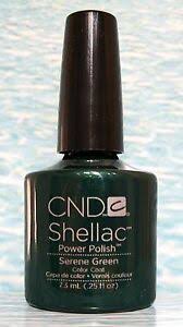 Details About Cnd Shellac Serene Green Ltd Ed Charmed Led Uv Gel Nail Polish 14 Day Wear New