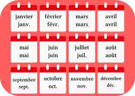 months in french with audio and more