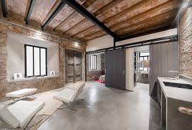 what floors suit an industrial style