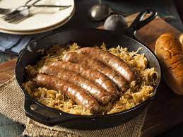 bratwurst and sauer recipe