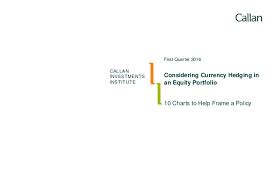 Considering Currency Hedging In An Equity Portfolio 10