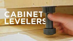 cabinet levelers in our small kitchen