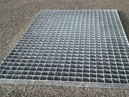 steel grating entrance door mat for