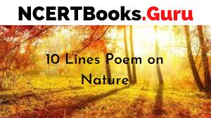 10 lines poem on nature for students