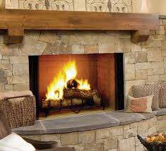 Majestic 50 Inch Biltmore Radiant Wood Burning Fireplace Herringbone