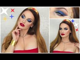 glam wonder woman makeup tutorial you
