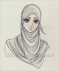 Image result for hijabi girl cartoon pic
