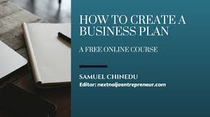 How To Create A Business Plan Introduction Free Course Next