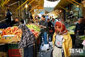 Fruits and vegetables market in the downtown Amman, Jordan, Stock Photo,  Picture And Rights Managed Image. Pic. K78-1607186 | agefotostock