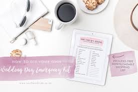 Here are a ton of cool kits you can customize to fit your budget and needs. Diy Wedding Day Emergency Kit Southern Bride