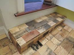 diy recycled pallet wood flooring