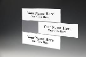 Multi Tiered Wall Mount Name Plate