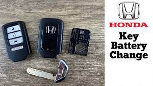 Honda Smart Key Remote Fob Battery Change - How To Remove Replace Honda Fit  & HR-V Key Batteries HRV - YouTube