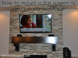 made how to mount a flat screen tv on