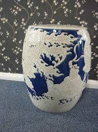 chinese oriental ceramic garden stool