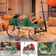 Amish Wagon Decorative Garden Planter