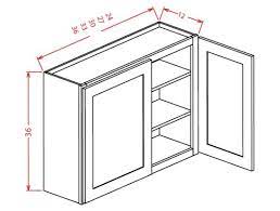 Sd W3636 36 High Wall Cabinet Double