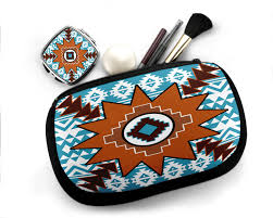 navajo art on cosmetic bag