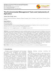 pdf the environmental management tools