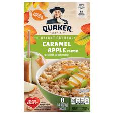 quaker instant oatmeal caramel apple