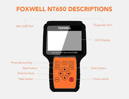 Foxwell Nt650 Full Function Obd2 Scan Tool With Lifetime