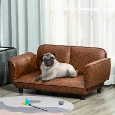 pu leather cover dog bed