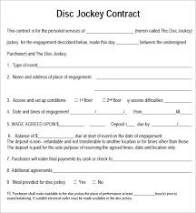 Dj Contract 7 Free Pdf Download Sample Templates Dj Contract