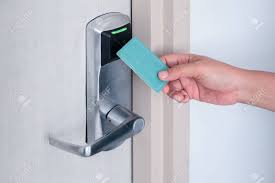 Check spelling or type a new query. Hand Using Electronic Smart Contactless Key Card For Unlock Door In Hotel Or House Stock Photo Picture And Royalty Free Image Image 131132435