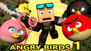 ANGRY BIRDS IN MINECRAFT! (official) Minecraft Animation Game Challenge -  YouTube