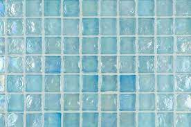 Iridescent Glass Mosaic Tile In A