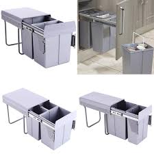 pull out recycle bin kitchen waste soft