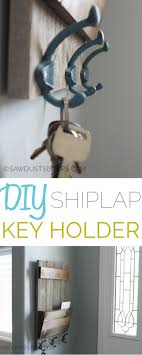 Farmhouse Style Shiplap Wall Key Holder
