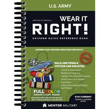 u s army uniform quick reference book