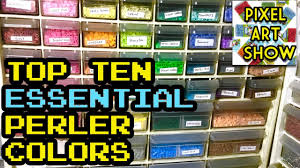 Top Ten Essential Perler Bead Colors Pixel Art Show