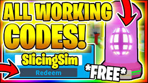If you enjoyed the video make sure to like and subscribe to show some. Slicing Simulator Codes Roblox May 2021 Mejoress