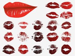 lips prints vector art graphics