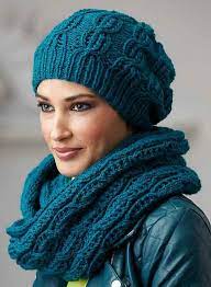 Www.happyknitter.club if you like to. Free Knitting Pattern For Northern Lace Hat And Loop Scarf Hat Knitting Patterns Knitted Hats Crochet Knit Hat