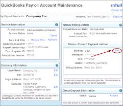 Update Billing For Desktop Payroll Subscription Quickbooks Learn