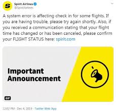 Technical Glitch Causes Spirit Airlines Customers To Miss
